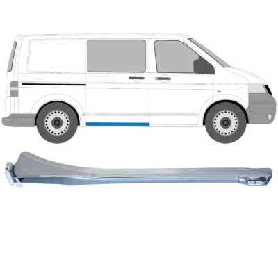Prowadnica drzwi przesuwnych do Volkswagen Transporter T5 2003-2015 / Prawa 16286