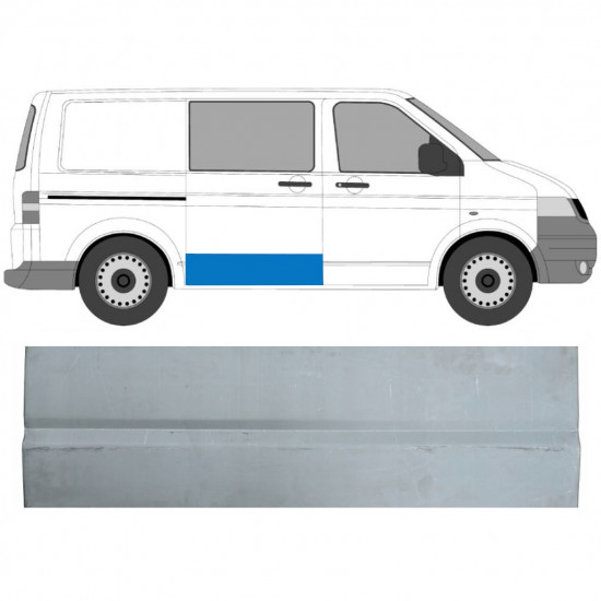 Reperaturka drzwi przesuwnych zewnętrzna do VW Transporter T5 2003-2015 / Prawa 7144