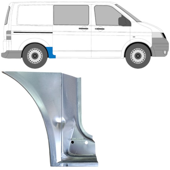 Reperaturka błotnika tylnego do Volkswagen Transporter T5 2003-2015 / Prawa 16669