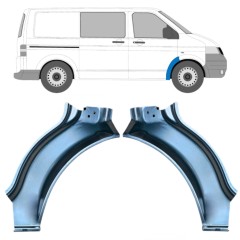 Reperaturka błotnika przedniego do Volkswagen Transporter T5 2003-2015 / Lewa+Prawa / Zestaw 12023