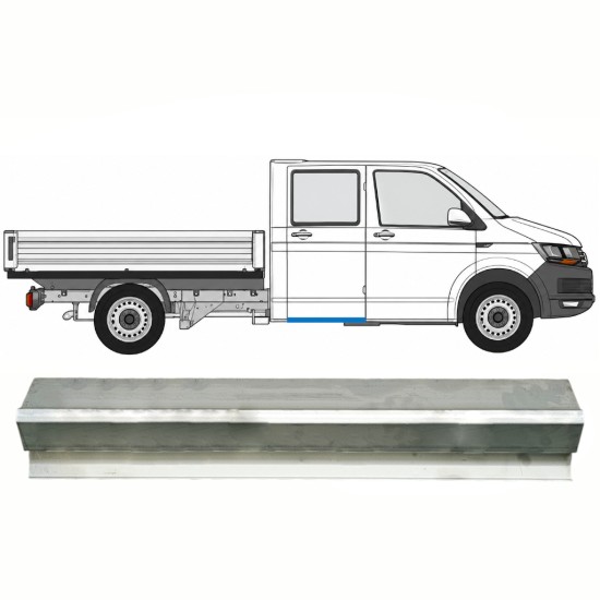 Reperaturka progu tylna do Volkswagen Transporter T6 2015-2024 / Lewa = Prawa (symetryczny) 17131