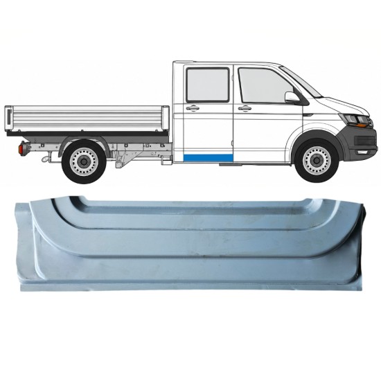 Reperaturka drzwi tylnych wewnętrzna do Volkswagen Transporter T6 2015-2024 / Prawa 17158