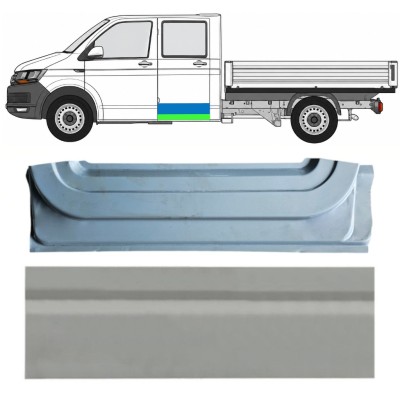 Reperaturka drzwi tylnych wewnętrzna + zewnętrzna do Volkswagen Transporter T6 2015-2024 / Lewa 17161