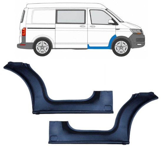 Reperaturka progu drzwi przednich do Volkswagen Transporter T6 2015-2024 / Lewa+Prawa 17119