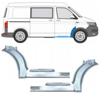 Reperaturka progu + błotnika przedniego do Volkswagen Transporter T6 2015-2024 17198