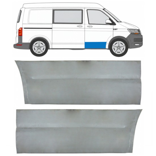 Reperaturka drzwi przednich zewnętrzna do Volkswagen Transporter T6 2015-2024 / Lewa+Prawa 17123