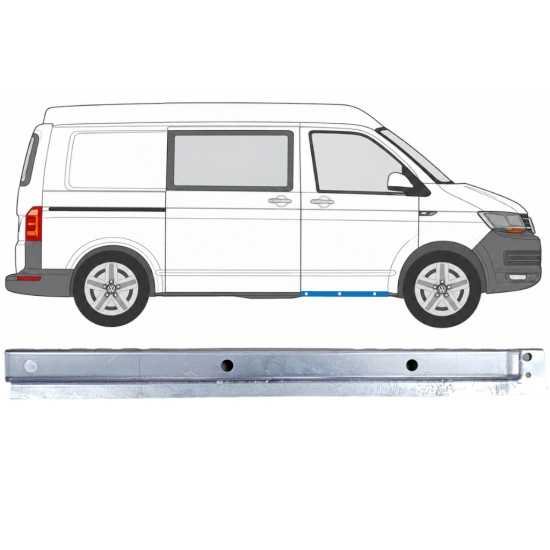 Reperaturka progu drzwi przednich wewnętrzna do Volkswagen Transporter T6 2015-2024 / Prawa 17184