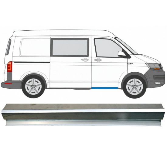 Reperaturka progu drzwi przednich do Volkswagen Transporter T6 2015-2024 / Lewa = Prawa (symetryczny) 17129