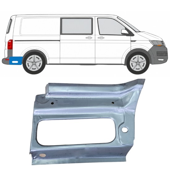Reperaturka błotnika tylnego do Volkswagen Transporter T6 2015-2024 / Prawa 17189