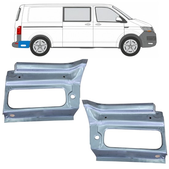 Reperaturka błotnika tylnego do Volkswagen Transporter T6 2015-2024 / Lewa+Prawa 17191