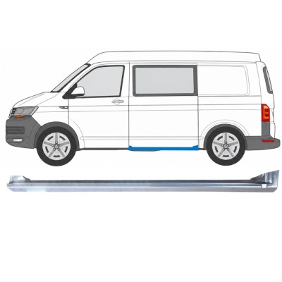 Pełny próg drzwi przesuwnych do Volkswagen Transporter T6 2015-2024 / Lewa 17180
