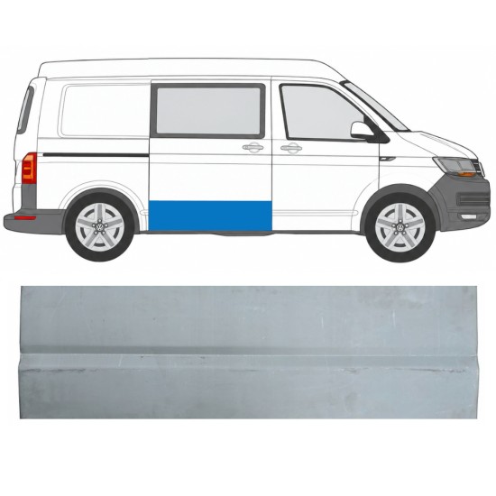 Reperaturka drzwi przesuwnych zewnętrzna do Volkswagen Transporter T6 2015-2024 / Prawa 17124