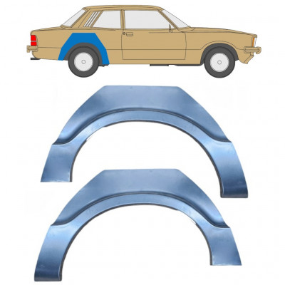 Reperaturka błotnika tylnego do Ford Taunus 1976-1982 / Lewa+Prawa / Zestaw 11060