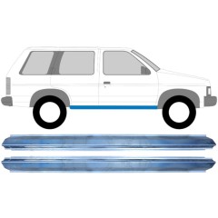 Reperaturka progu do Nissan Terrano I 1986-1996 / Lewa+Prawa / Zestaw 11365