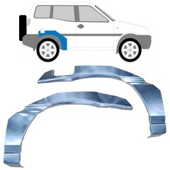 Reperaturka błotnika tylnego do Nissan Terrano II 1993-2005 / Lewa+Prawa / Zestaw 9620