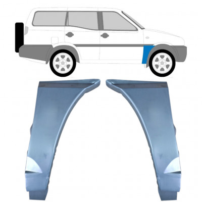 Reperaturka błotnika przedniego do Nissan Terrano 1993-1999 / Lewa+Prawa / Zestaw 10471