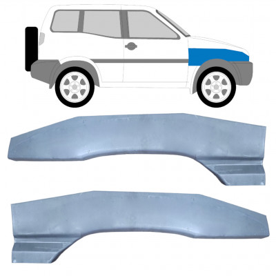 Reperaturka błotnika przedniego do Nissan Terrano 1993-1999 / Lewa+Prawa / Zestaw 9574