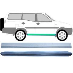 Reperaturka progu wewnętrzna + zewnętrzna do Nissan Terrano II 1993-2005 / Lewa = Prawa (symetryczny) / Zestaw 11963