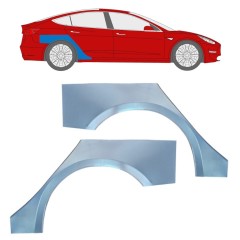 Reperaturka błotnika tylnego do Tesla Model 3 2017-2023 / Lewa+Prawa / Zestaw 16375