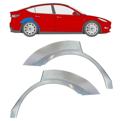 Reperaturka błotnika tylnego do Tesla Model Y 2020- / Lewa+Prawa / Zestaw 16378