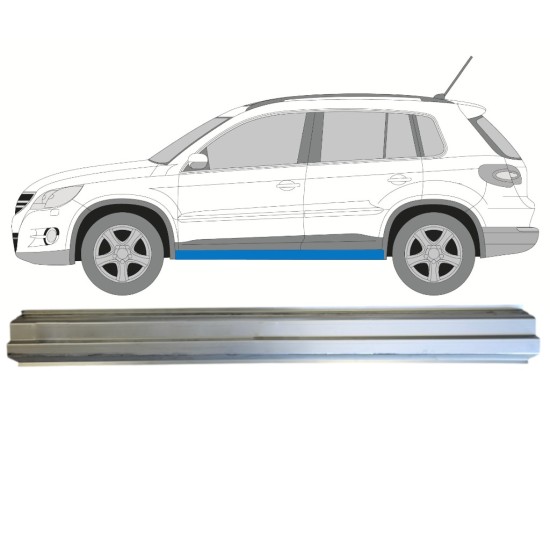 Reperaturka progu do Volkswagen Tiguan 2007-2016 / Lewa 14773