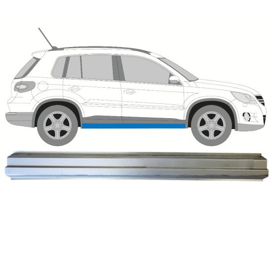 Reperaturka progu do Volkswagen Tiguan 2007-2016 / Prawa 14772 Reperaturka progu do Volkswagen Tiguan 2007-2016 / Prawa 14772