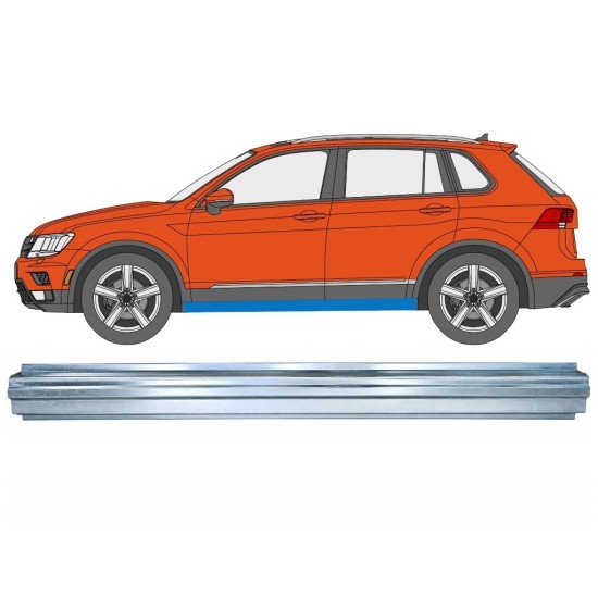 Reperaturka progu do Volkswagen Tiguan 2016-2024 / Lewa 17218
