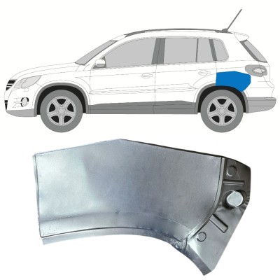 Reperaturka błotnika tylnego część górna do Volkswagen Tiguan 2007-2016 / Lewa 15786
