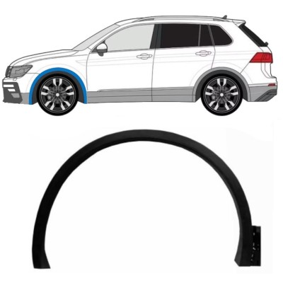 Listwa boczna błotnika przedniego do Volkswagen Tiguan 2016-2024 R-Line / Lewa 14862