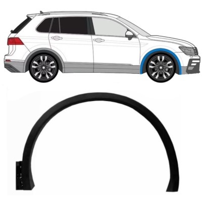Listwa boczna błotnika przedniego do Volkswagen Tiguan 2016-2024 R-Line / Prawa 14861