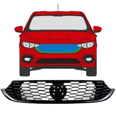 Grill do Fiat Tipo 2016- / Zestaw 7531