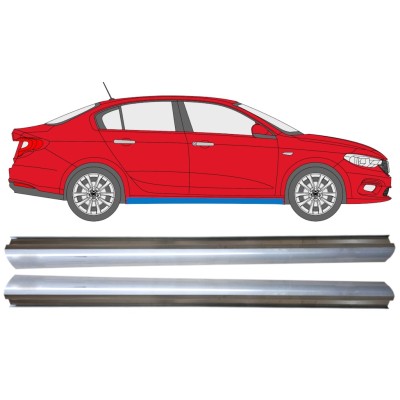 Reperaturka progu część dolna do Fiat Tipo 2016- / Lewa+Prawa / Zestaw 14974