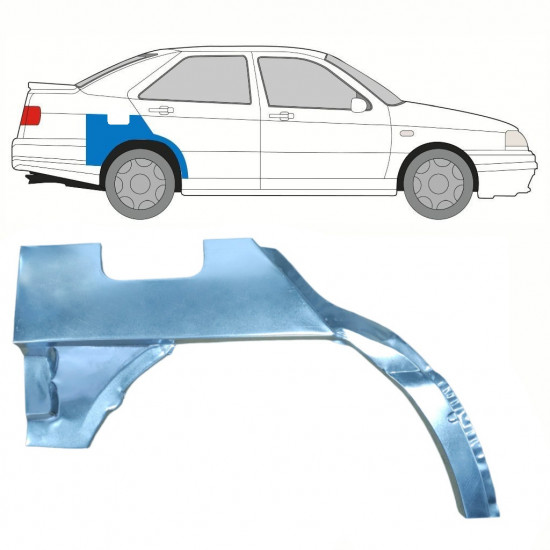 Reperaturka błotnika tylnego do Seat Toledo 1991-1999 / Prawa 10802