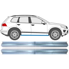 Reperaturka progu do Volkswagen Touareg 2010-2018 / Lewa = Prawa (symetryczny) / Zestaw 11749