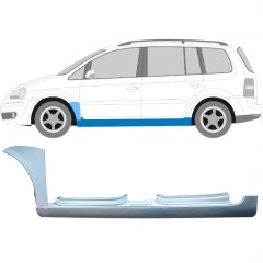 Pełny próg + reperaturka błotnika przedniego do Volkswagen Touran 2003-2010 / Lewa / Zestaw 11165