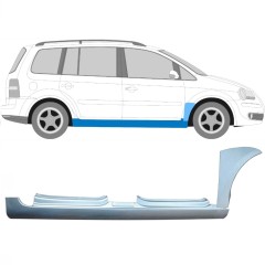 Pełny próg + reperaturka błotnika przedniego do Volkswagen Touran 2003-2010 / Prawa / Zestaw 11164