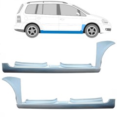 Pełny próg + reperaturka błotnika przedniego do Volkswagen Touran 2003-2010 / Zestaw 11166