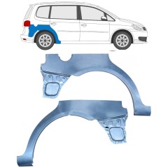 Reperaturka błotnika tylnego do Volkswagen Touran 2010-2015 / Lewa+Prawa / Zestaw 10520