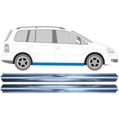 Reperaturka progu do Volkswagen Touran 2003-2010 / Lewa+Prawa / Zestaw 11943