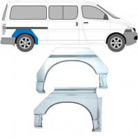 Reperaturka błotnika tylnego do Toyota Hiace 1995-2006 / Lewa+Prawa / Zestaw 10028