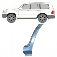 Reperaturka błotnika tylnego część dolna do Toyota Land Cruiser 1998-2007 / Lewa 8985