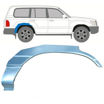 Reperaturka błotnika tylnego do Toyota Land Cruiser 1998-2007 / Prawa 8982