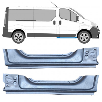 Reperaturka progu do Opel Vivaro / R Trafic 2001- / Lewa+Prawa / Zestaw 9654