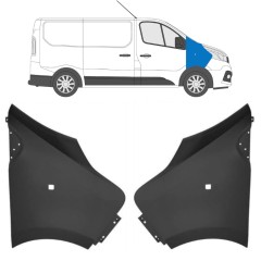 Błotnik przedni do Renault Trafic 2014- 2014-2021 / Lewa+Prawa / Zestaw 17103