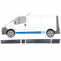 Zestaw listew do Renault Trafic Opel Vivaro Primastar 2001-2014 / LWB / Lewa /  8572