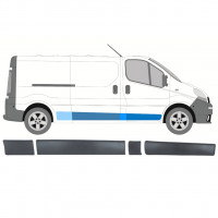 Zestaw listew do Renault Trafic Opel Vivaro Primastar 2001-2014 / LWB / Prawa /  8571