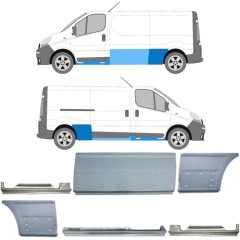 Zestaw reperaturek do Opel Vivaro 2001-2014 / Lewa+Prawa / 13309