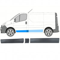 Zestaw listew do Renault Trafic Opel Vivaro Primastar 2001-2014 / SWB / Lewa /  8570