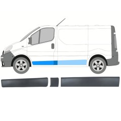 Zestaw listew do Opel Vivaro 2001-2014 / Lewa / 13903