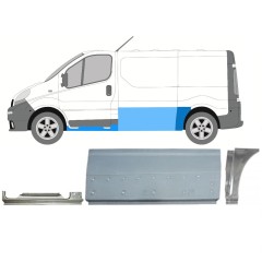 Zestaw reperaturek do Opel Vivaro 2001-2014 / Lewa / 11229